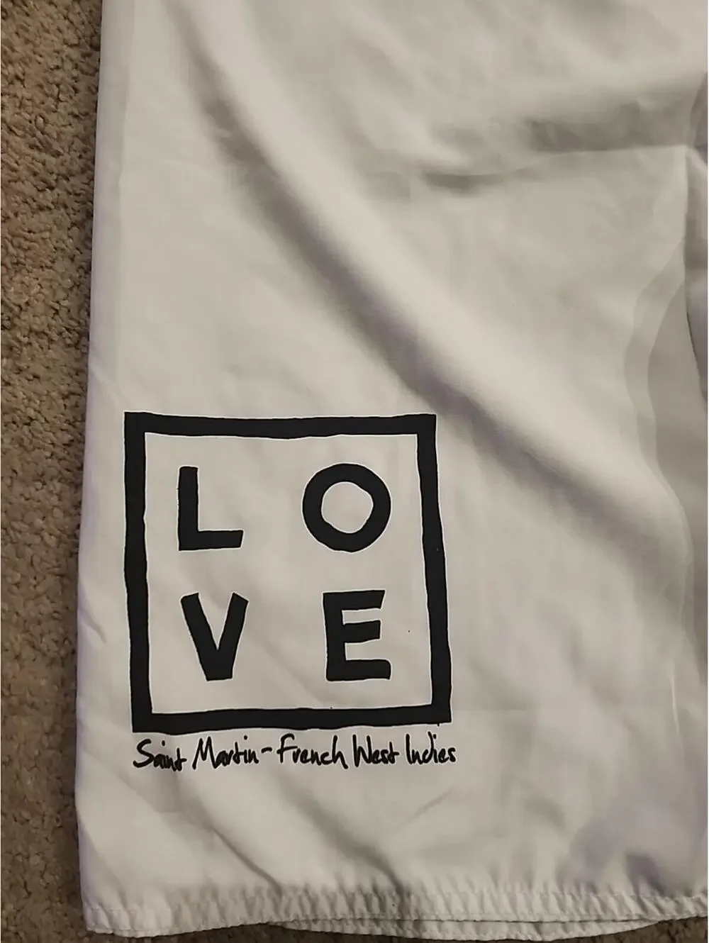 'Love' Saint Martin- French West  Indies Board Short Size 32 (085)